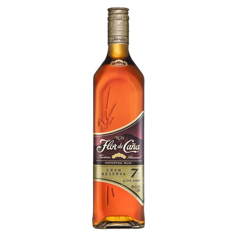 RON FLOR DE CAÑA GRAN RESERVA 7  AÑOS 750ML