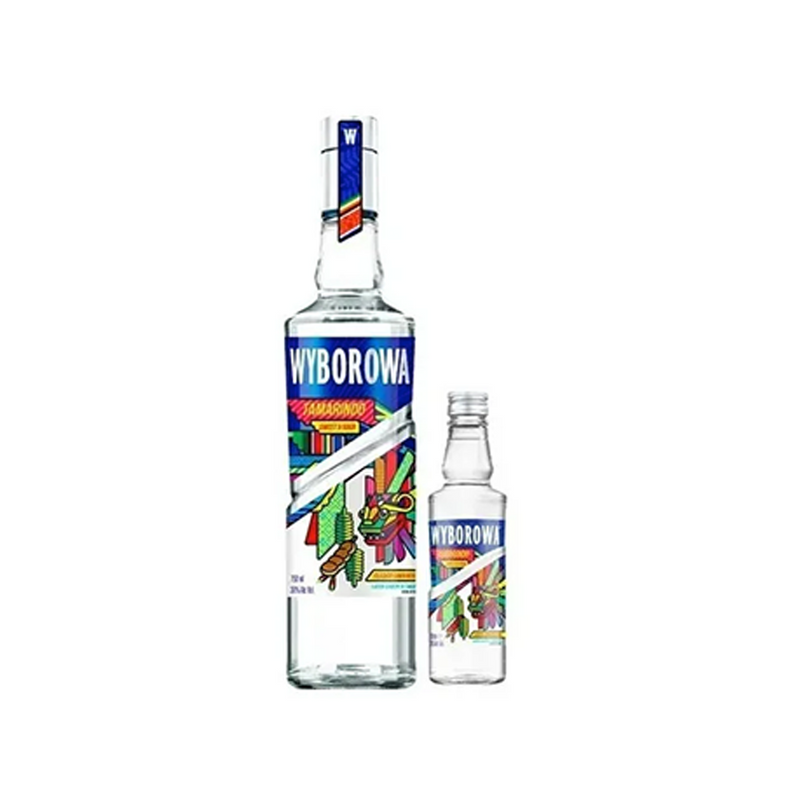 VODKA WYBOROWA TAMARINDO 750ML + VODKA WYBOROWA TAMARINDO 200ML