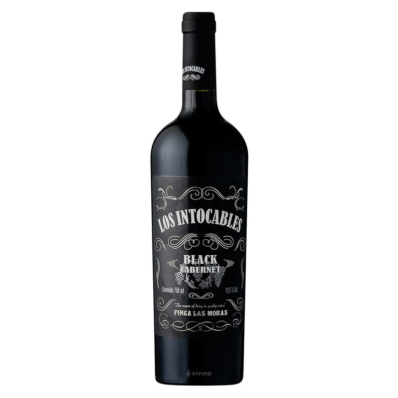 VINO TINTO LOS INTOCABLES BLACK CABERNET 750ML