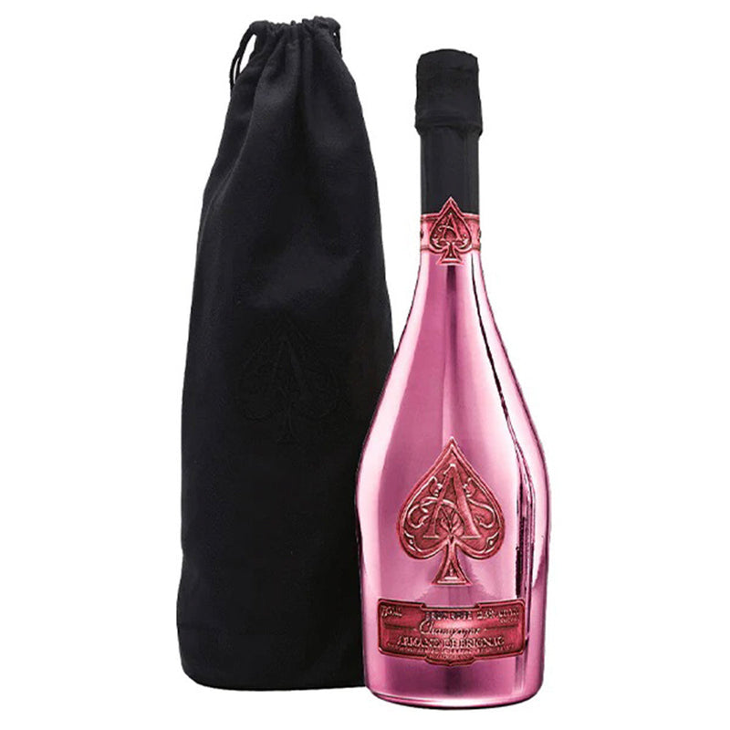 Champagne Armand de Brignac Rosé Velvet Bag 750ml