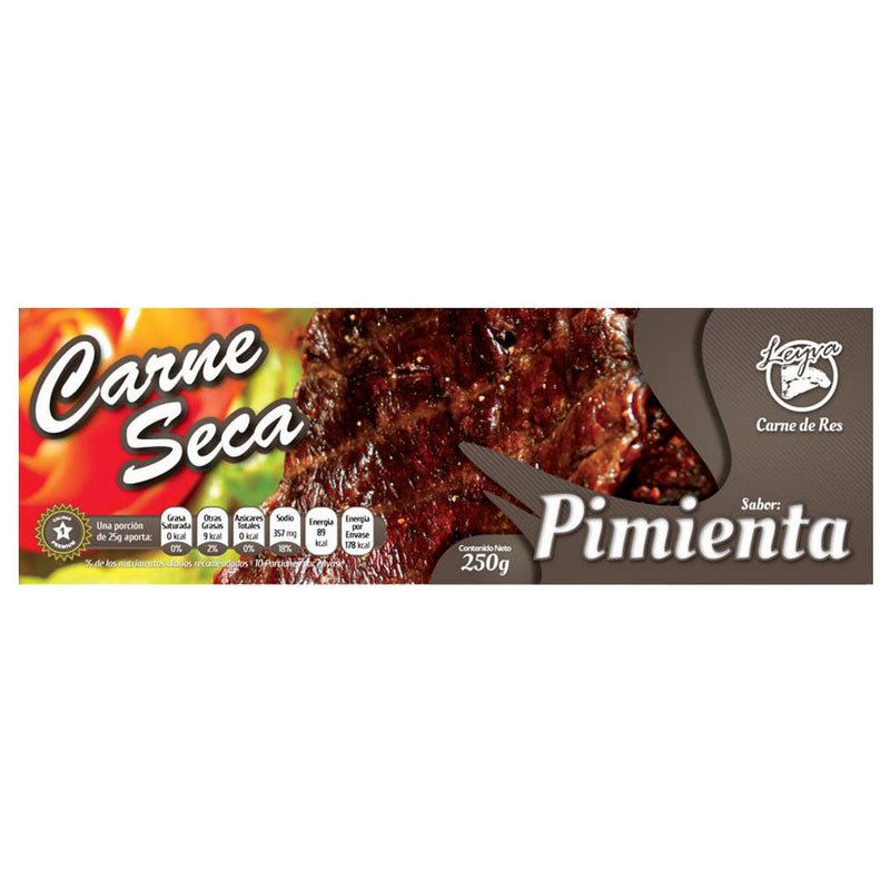 CARNE SECA LEYVA PIMIENTA 250ML