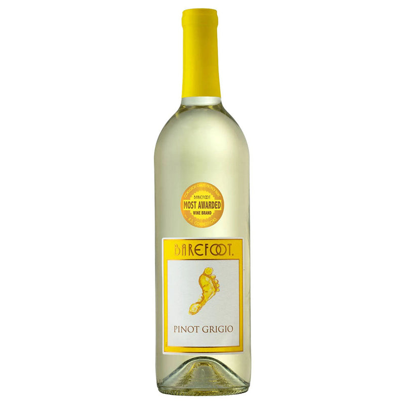 VINO BLANCO BAREFOOT PINOT GRIGIO 750ML