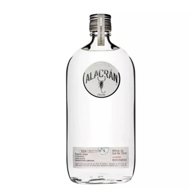 TEQUILA ALACRAN CRISTAL  AÑEJO 750ML