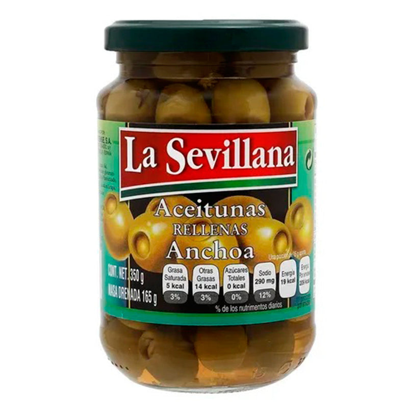 ACEITUNA CON ANCHOA SEVILLANA BT 350