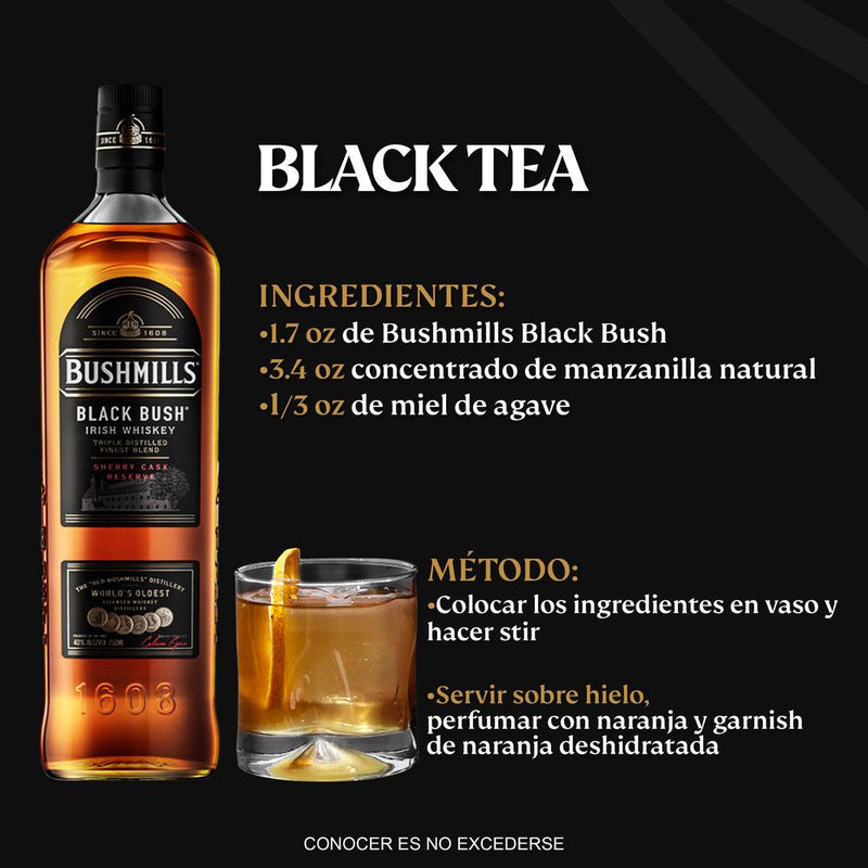 WHISKY BLACK BUSHMILLS 750ML