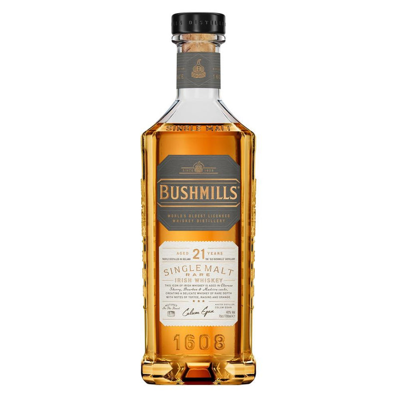 WHISKY BUSHMILLS MALT 21  AÑOS 750ML