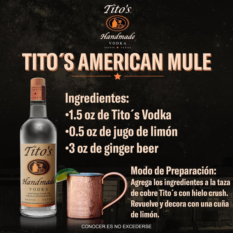 VODKA TITOS 750ML