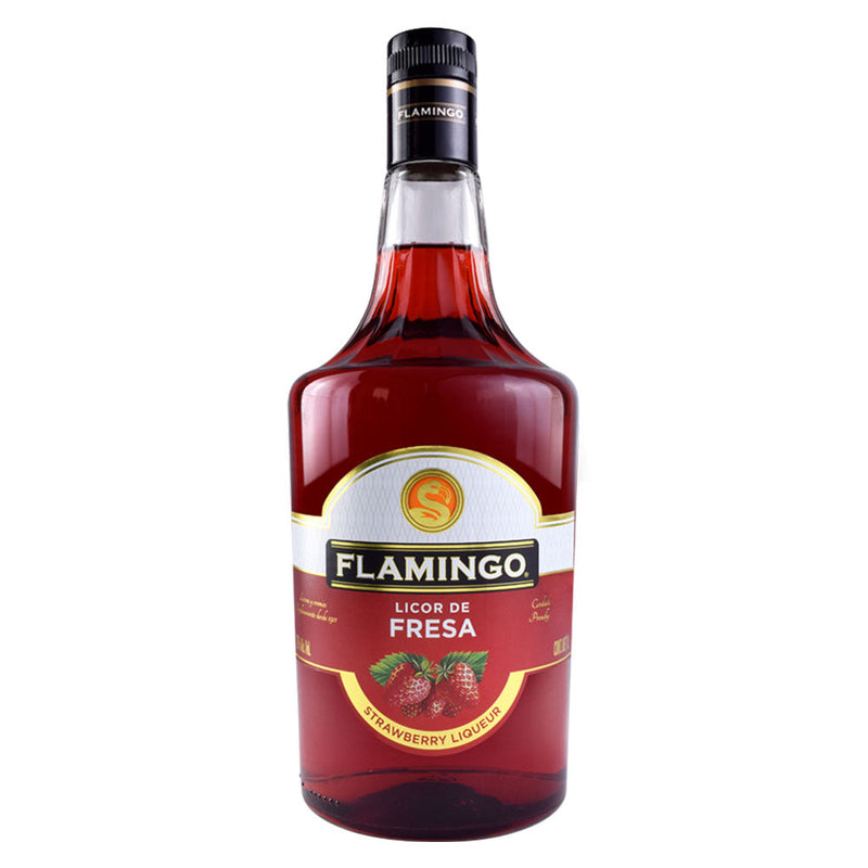 LICOR DE FRESA FLAMINGO 1000ML