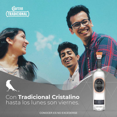 TEQUILA TRADICIONAL REPOSADO  CRISTALINO 750ML