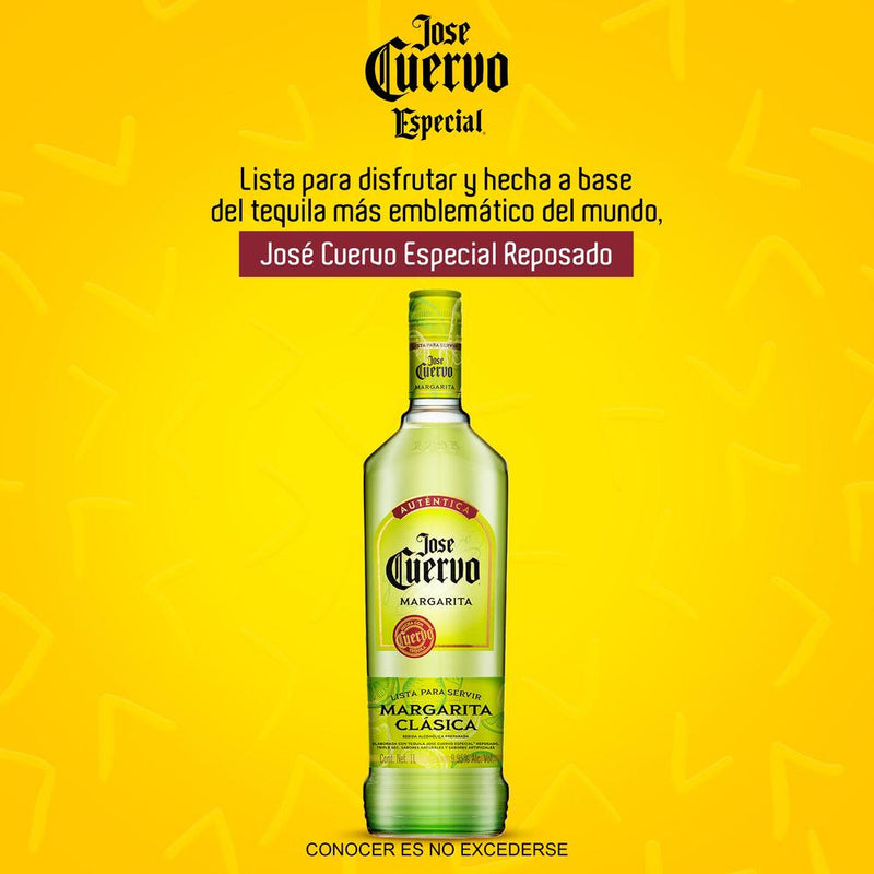 COCTEL JOSE CUERVO MARGARITA AUTENTICA LIMON 1000ML