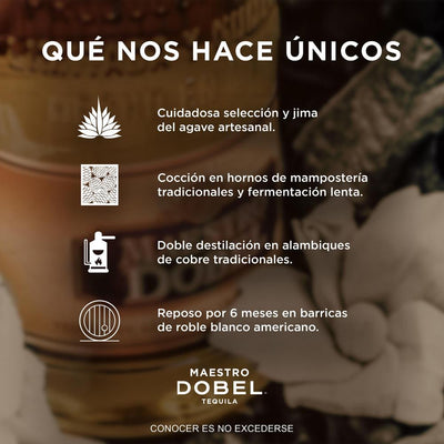 TEQUILA MAESTRO DOBEL  REPOSADO 700ML