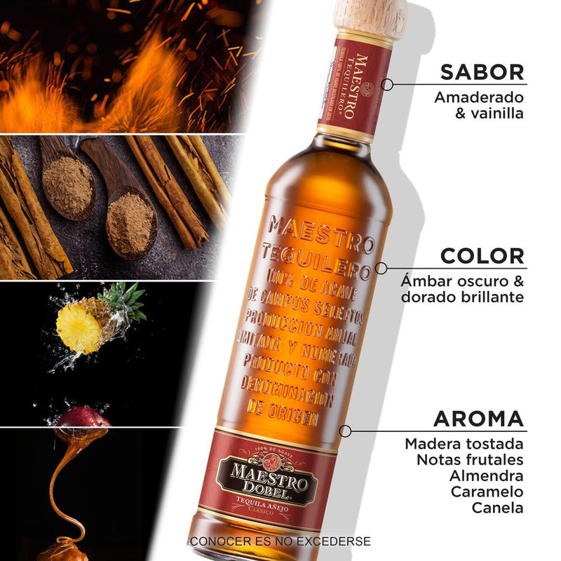 TEQUILA MAESTRO DOBEL  AÑEJO 700ML