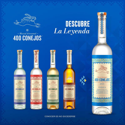 MEZCAL 400 CONEJOS JOVEN 750ML