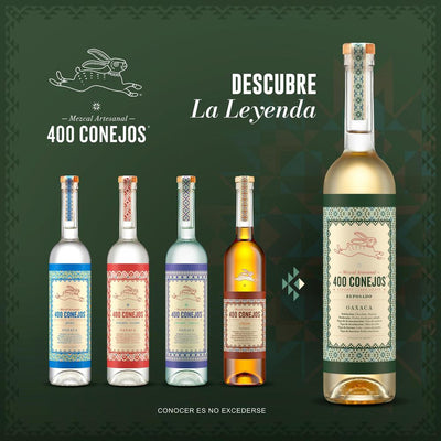 MEZCAL 400 CONEJOS  REPOSADO 750ML