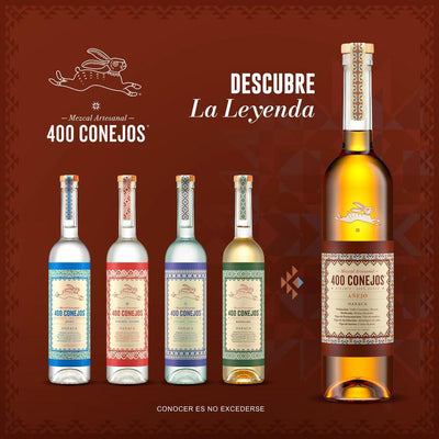 MEZCAL 400 CONEJOS  AÑEJO 750ML