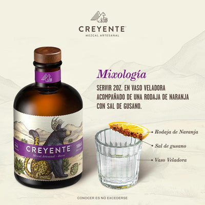 MEZCAL CREYENTE TOBALA 750ML