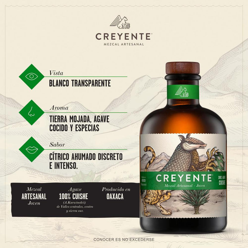 MEZCAL CREYENTE CUISHE 750ML