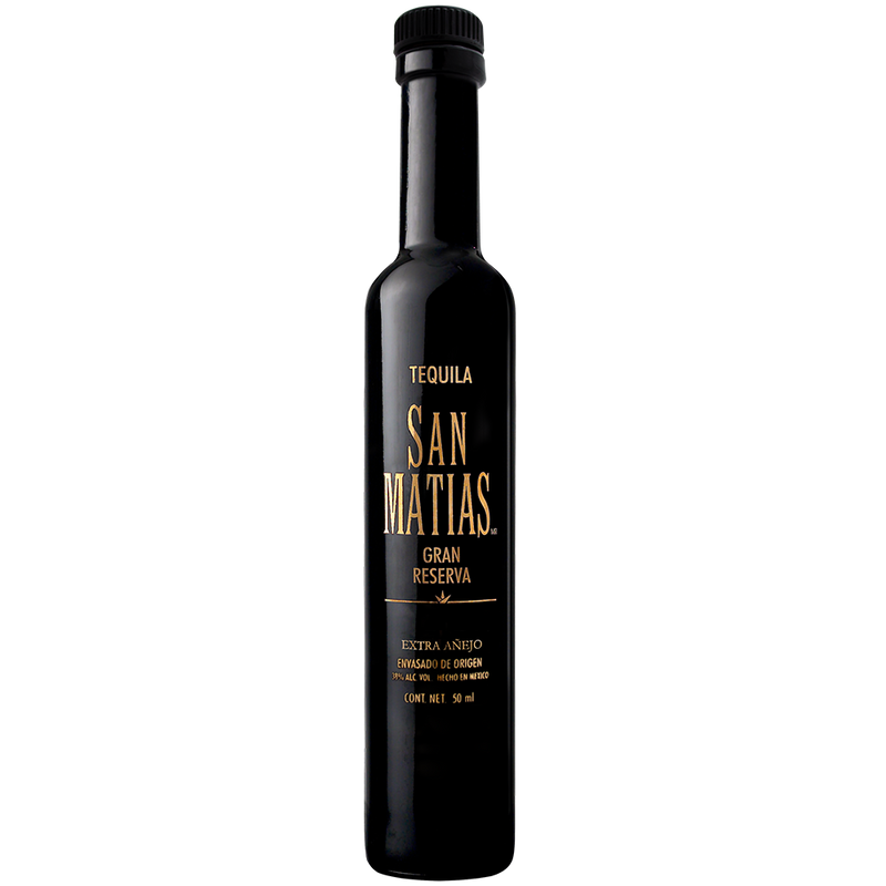 MINI TEQUILA SAN MATIAS  AÑEJO GRAN RESERVA .50ML