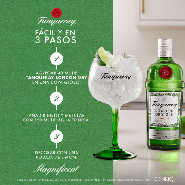 Ginebra Tanqueray London Dry Herbal 1750 ml