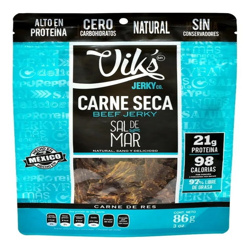 CARNE SECA VIKS JERKY SAL DE MAR 86