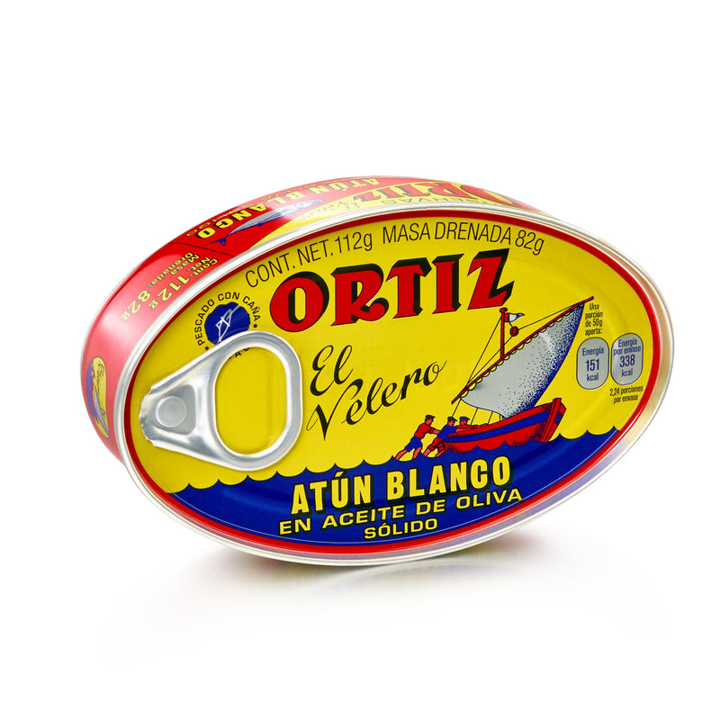 ATUN BLANCO EN ACEITE DE OLIVA ORTIZ LT 112