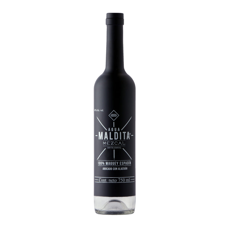 MEZCAL AGUA MALDITA ABOCADO C/ALACRAN NEGRO 750ML