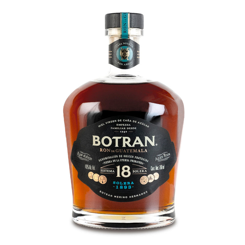 RON BOTRAN SOLERA GRAN RESERVA 18  AÑOS 750ML