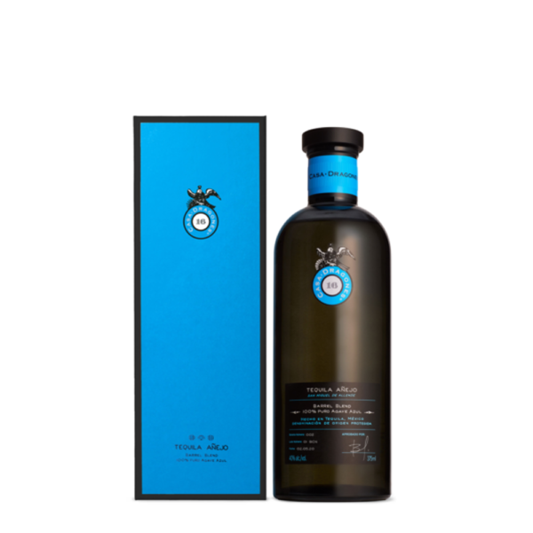 TEQUILA CASA DRAGONES  AÑEJO 375ML