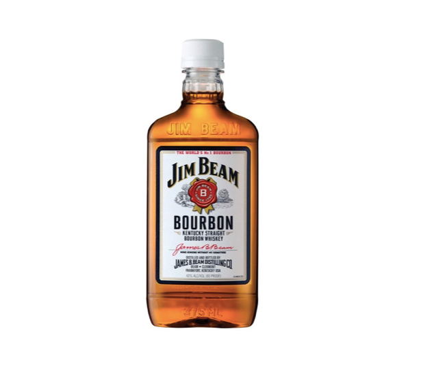 WHISKY JIM BEAM 4  AÑOS WHITE LABEL 375ML