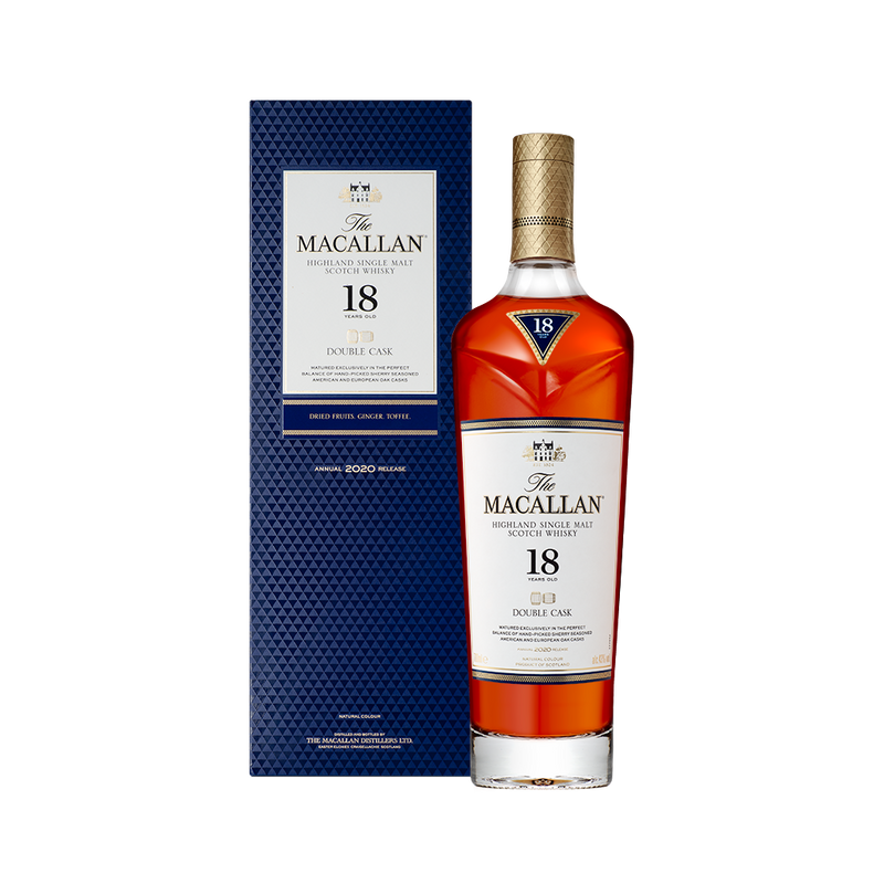 WHISKY THE MACALLAN 18 DOUBLE CASK 700ML