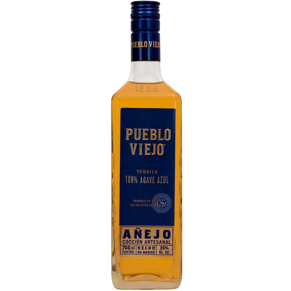 TEQUILA PUEBLO VIEJO AÑEJO 700ML – Vinos América