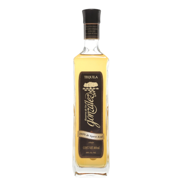 TEQUILA  RESERVA DE LOS GONZALEZ  AÑEJO 800ML