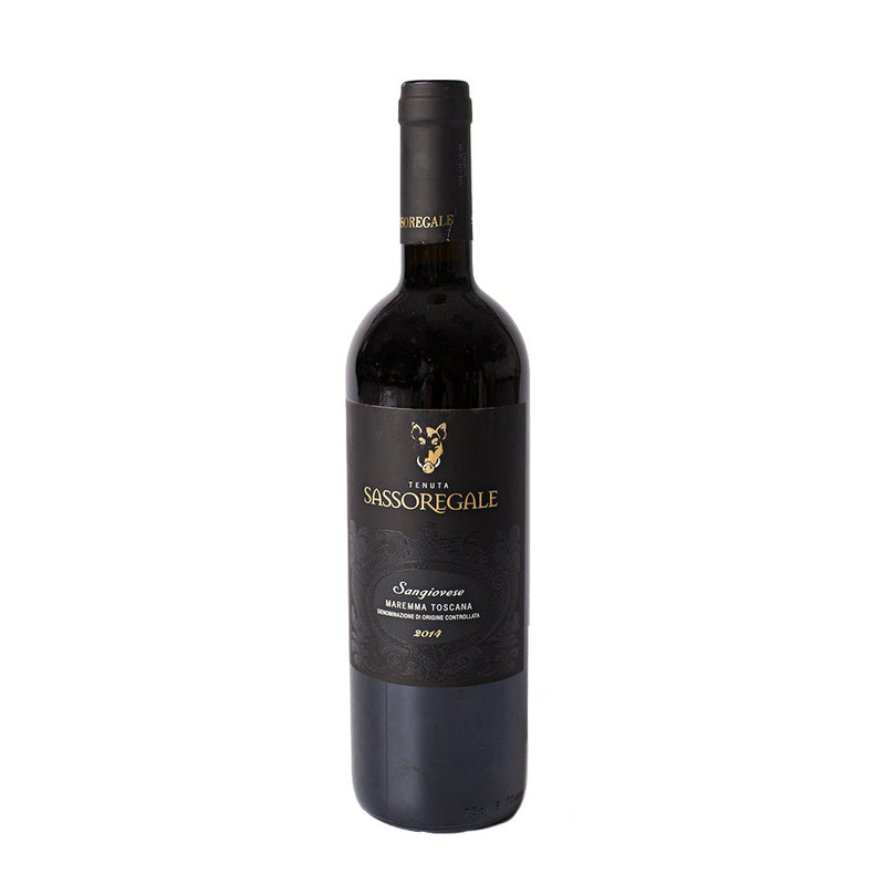 VINO TINTO SASSOREGALE SANGIOVESE DOC 750ML