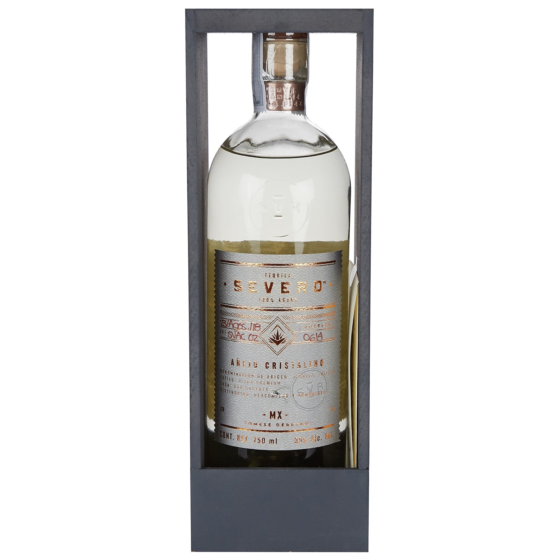 TEQUILA SEVERO CRISTALINO 750ML Vinos América