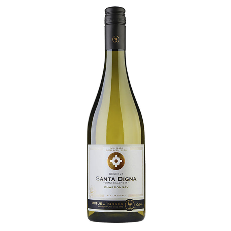 VINO BLANCO STA DIGNA  RESERVA CHARDONNAY TORRES 750ML