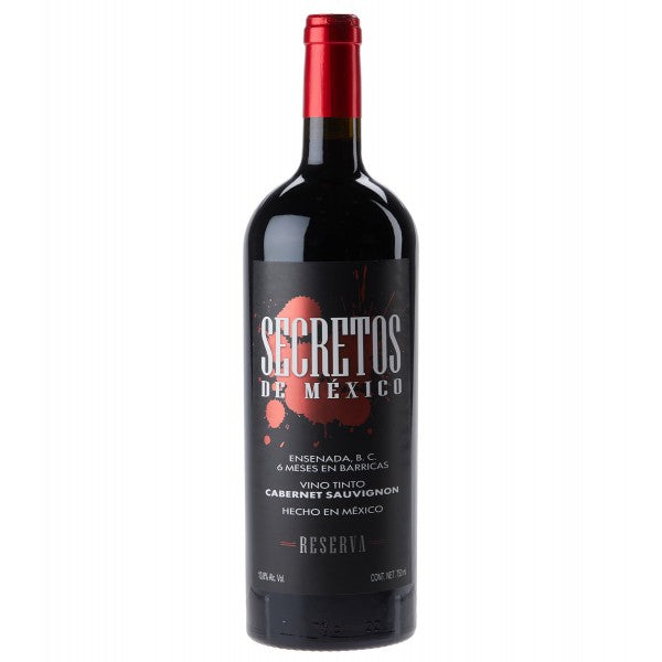 VINO TINTO SECRETOS DE MEXICO RESERVA CABSAUV 750ML