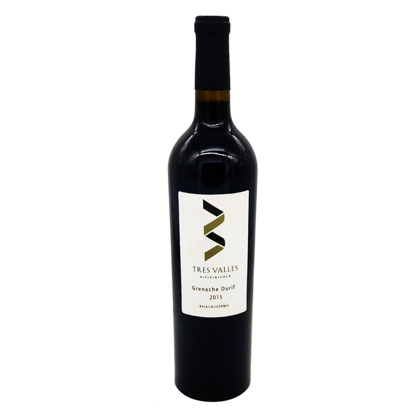 VINO TINTO TRES VALLES GRENACHE 750ML