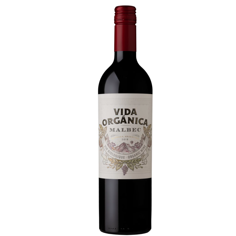 VINO TINTO VIDA ORGANICA MALBEC 750ML