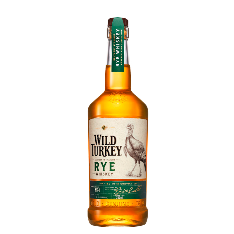 WHISKY BOURBON WILD TURKEY RYE 750ML