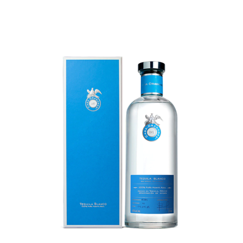 TEQUILA CASA DRAGONES BLANCO 375ML